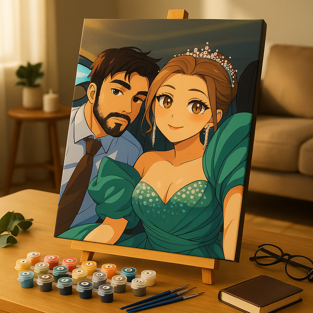 AnimeArt – Kişiye Özel Sayılarla Boyama Kiti